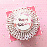 Single Layer Explosion Box |  Blush Pink